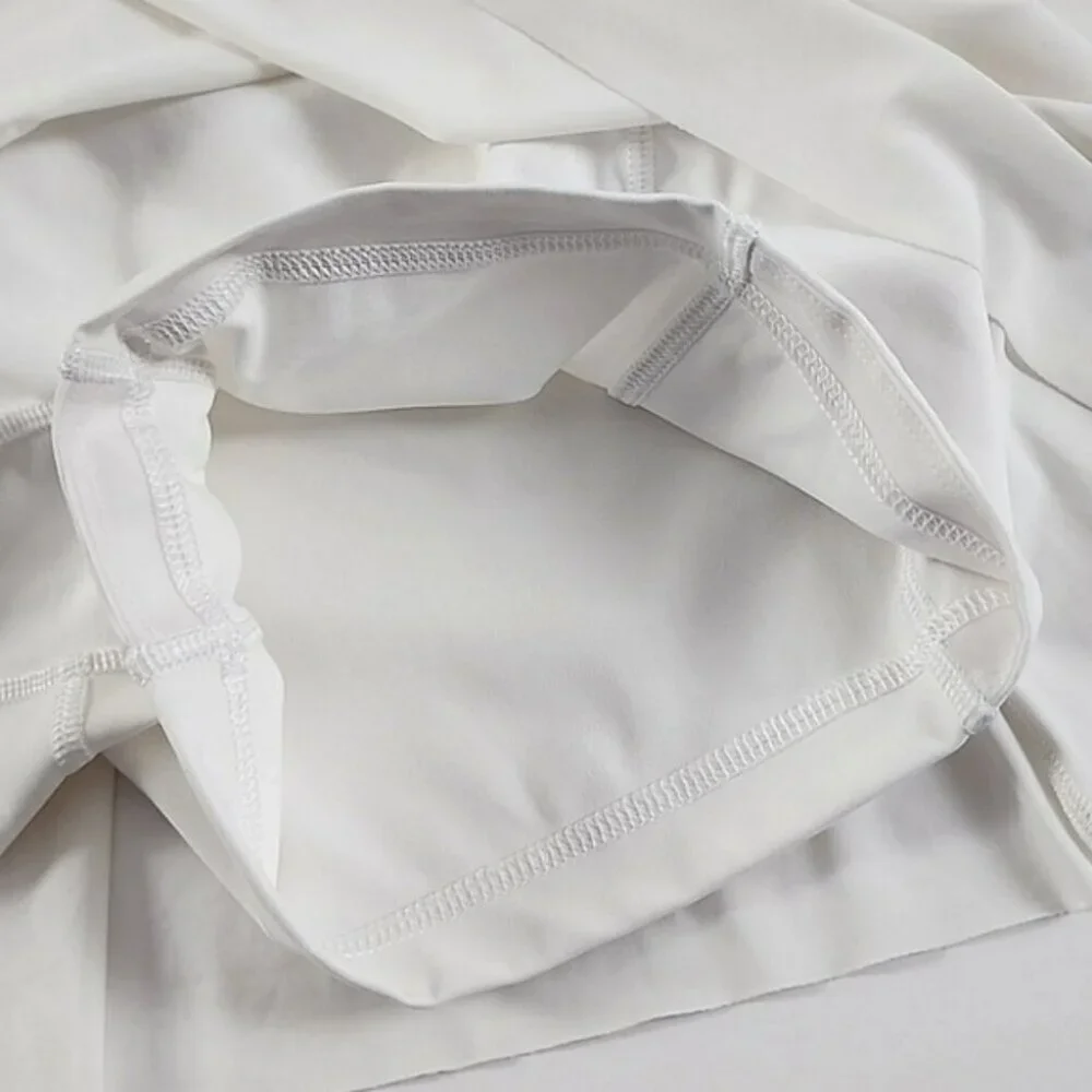 Lululemon Lost In Pace Skort Skirt White Flowy Lightweight Size 10 Regular - Picture 12 of 15